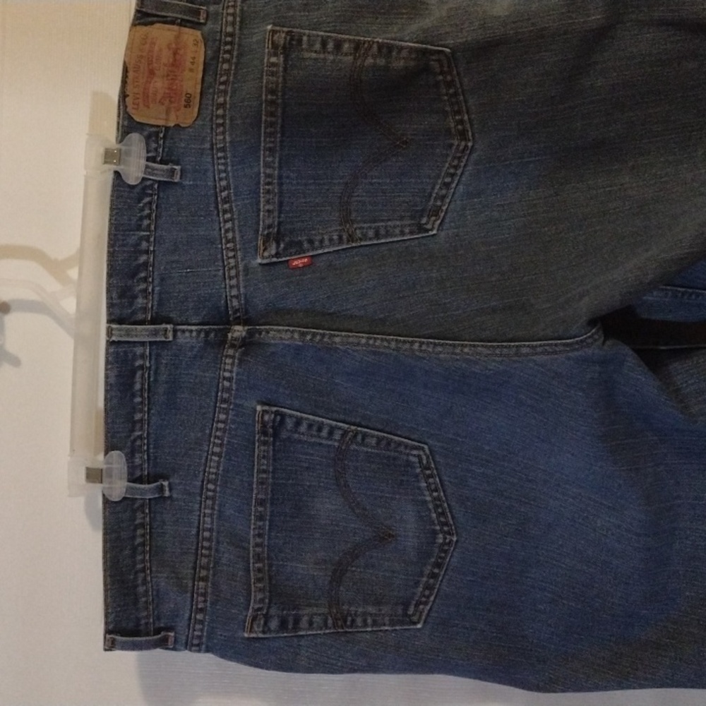 Big Men's 560 comfort fit Levi's blue jeans size W44xL32 - Picture 3 of 15